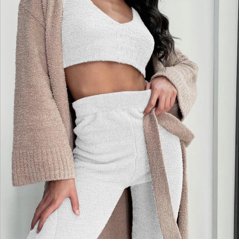 3 piece pajama and loungewear set USA - Velerat