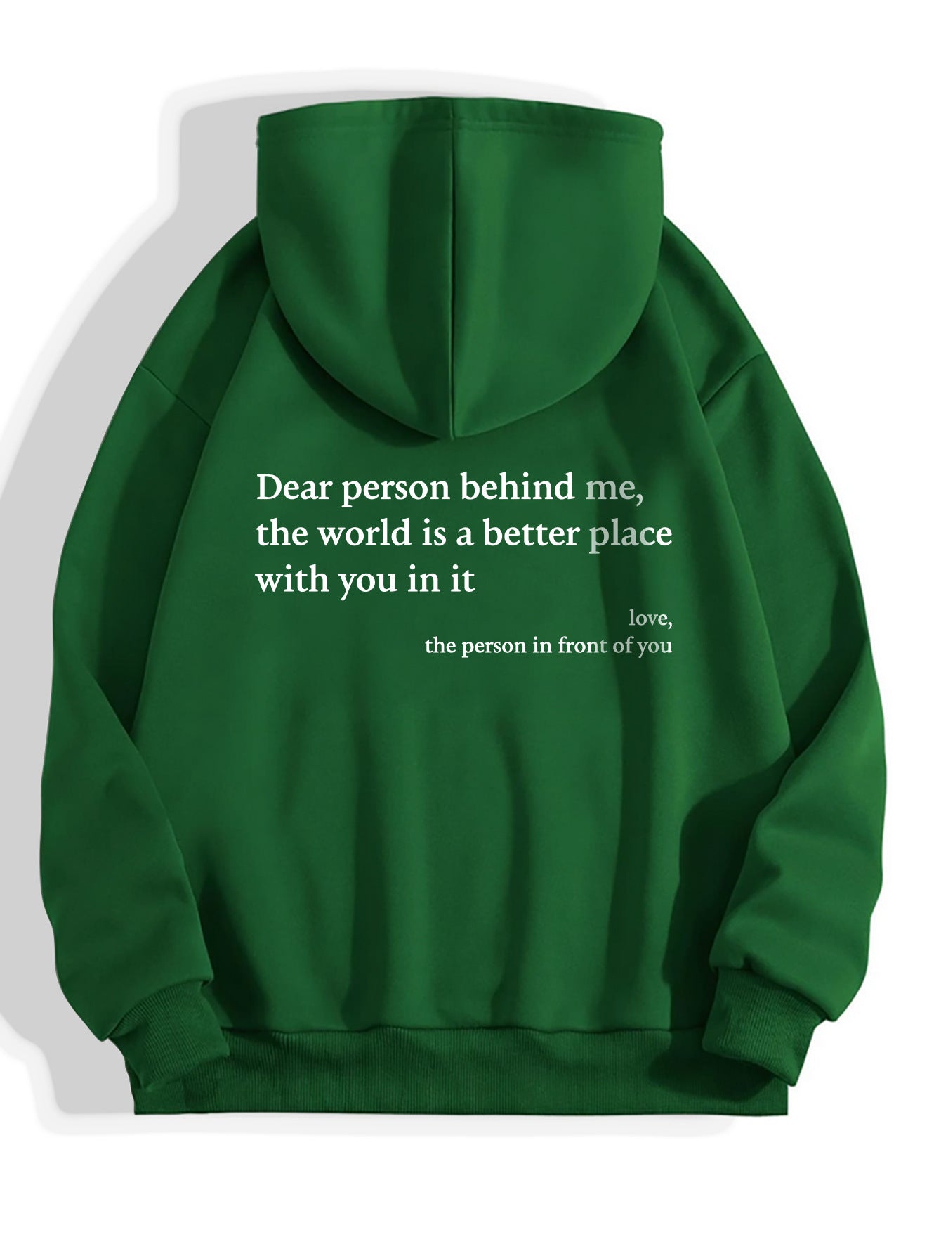 Women's Plush Letter Printed Hoodie Unisex Trendy Hoodie - Velerat