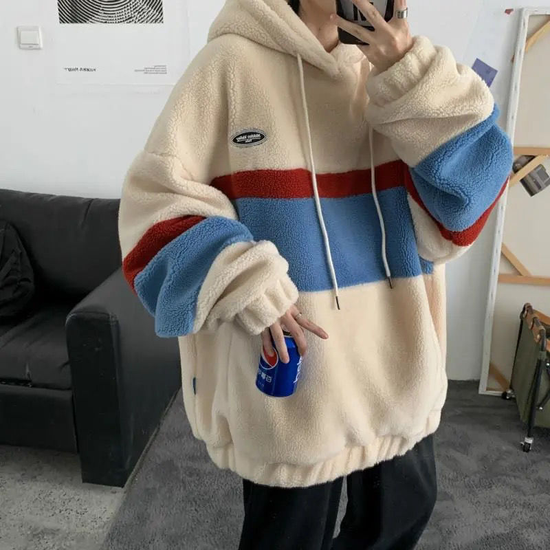 Loose Korean Style Trendy Brand Thick And Handsome Hooded Jacket - Velerat