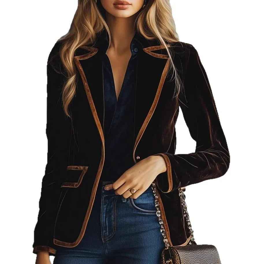 Versatile Top Casual Small Suit Coat - Velerat