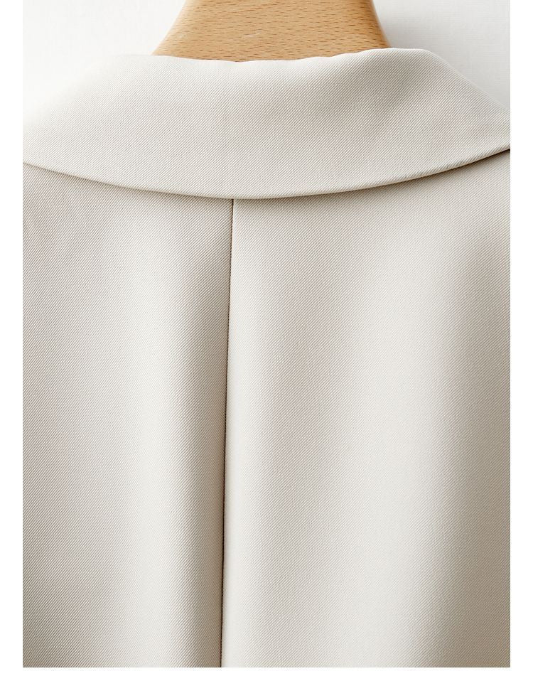 Solid Color Suit Coat Advanced Design Stripes - Velerat