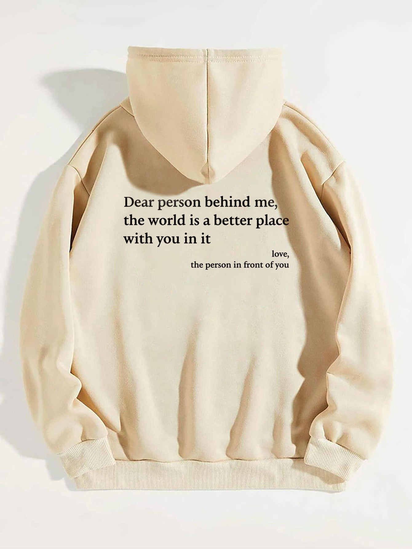 Women's Plush Letter Printed Hoodie Unisex Trendy Hoodie - Velerat
