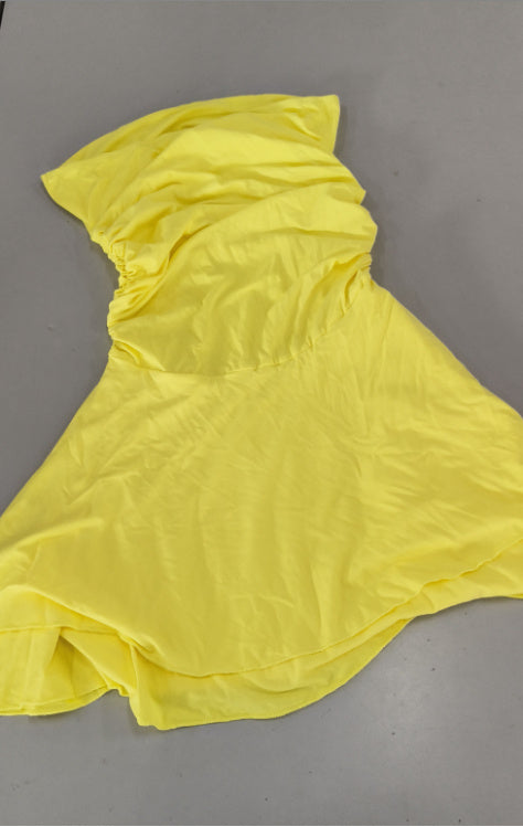 Y2K Tube-top Short Dress Summer Sexy Pleated Tight Dresses For Womens Clothing - Velerat