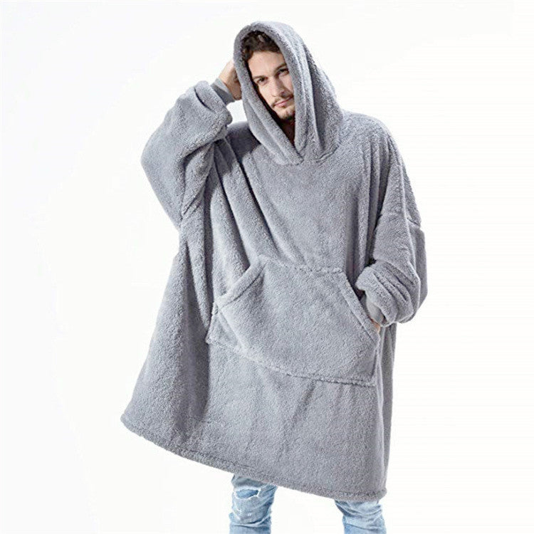 Winter Hoodie Sweatshirt With Big Pocket Women Hooded Tops Clothes - Velerat