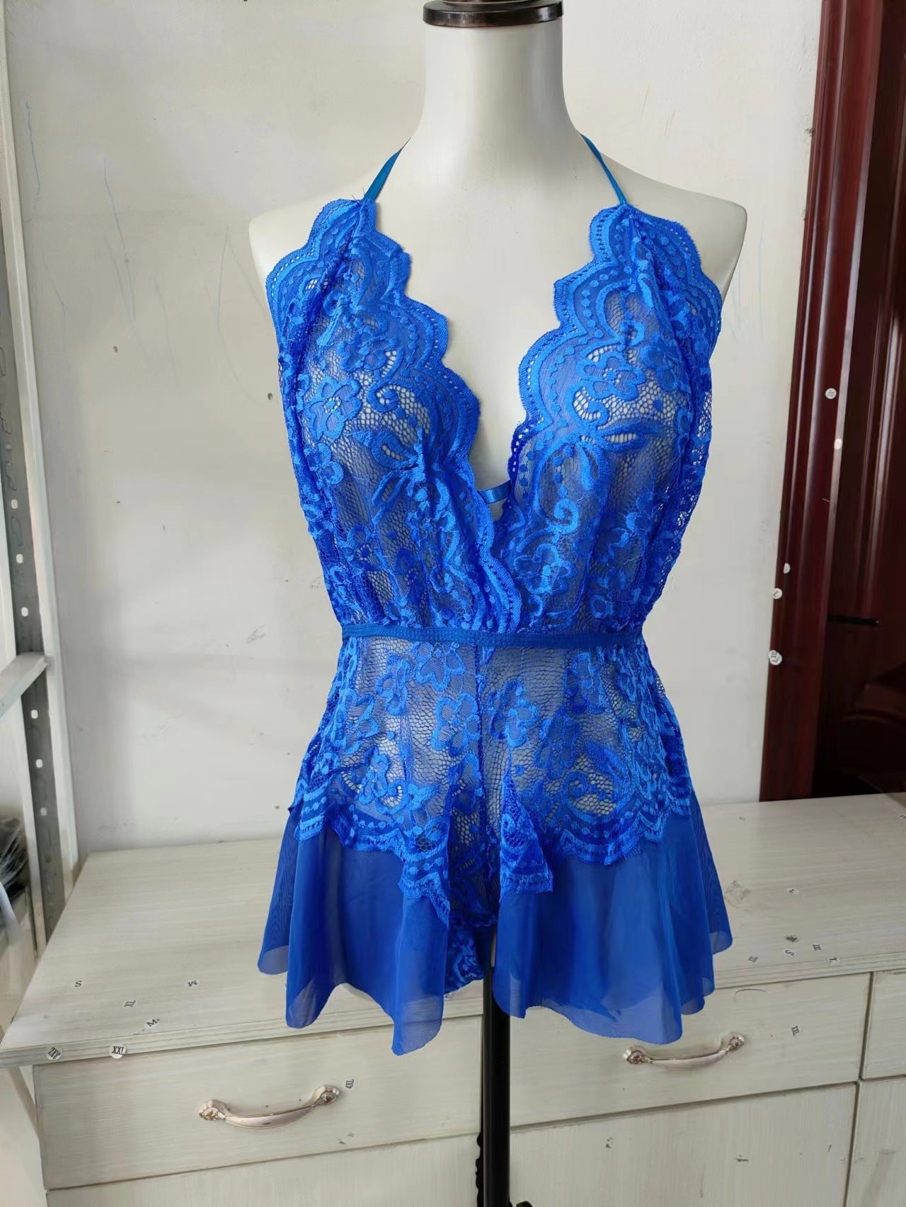 Charming Fairy Spaghetti-strap Nightdress Sexy - Velerat