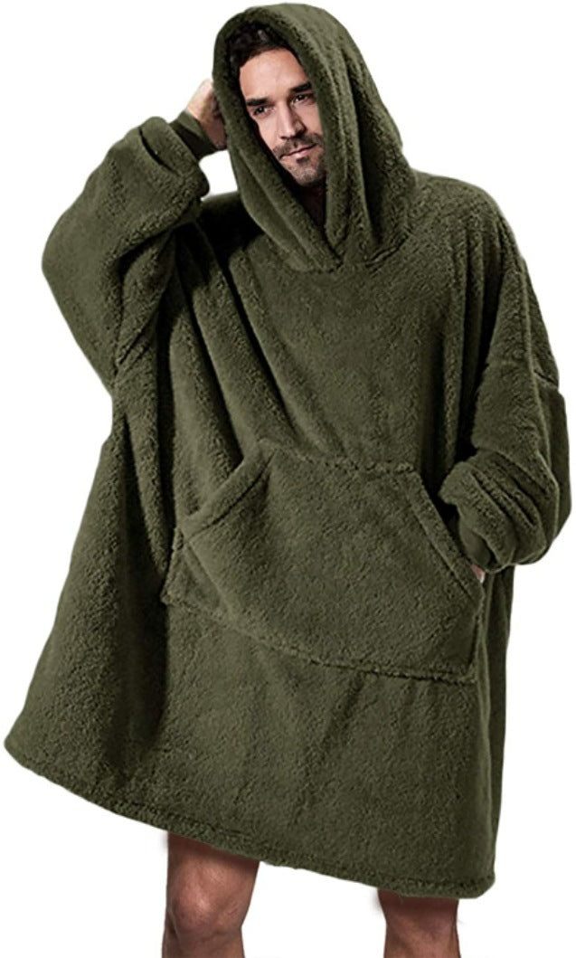 Winter Hoodie Sweatshirt With Big Pocket Women Hooded Tops Clothes - Velerat