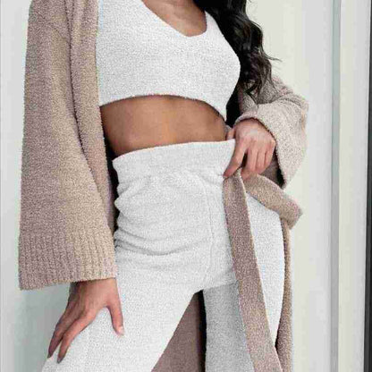 3 piece pajama and loungewear set USA