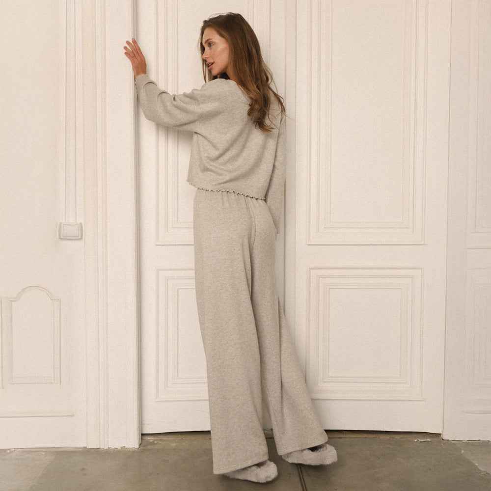 loungewear long sleeve pajamas
