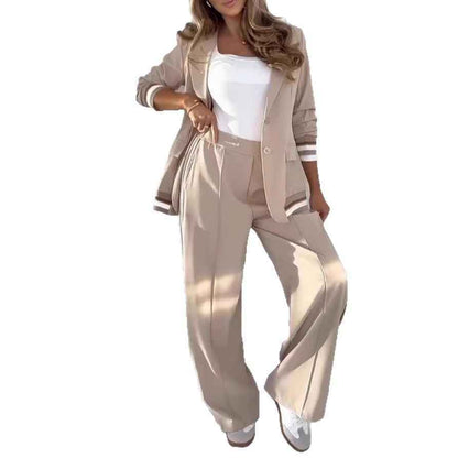 Elegant Women’s Office Suit – Blazer and Trousers Set