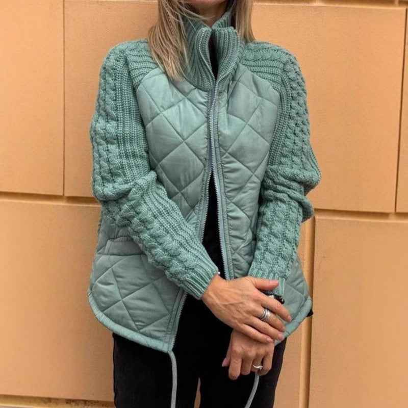 Winter Stand Collar Cotton Jacket With Pockets Fashion