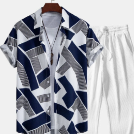 Casual Men's Beach Hawaiian Shirt