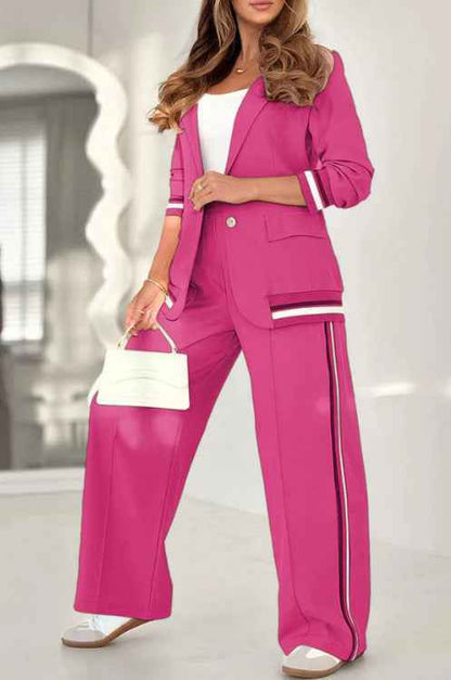 Elegant Women’s Office Suit – Blazer and Trousers Set