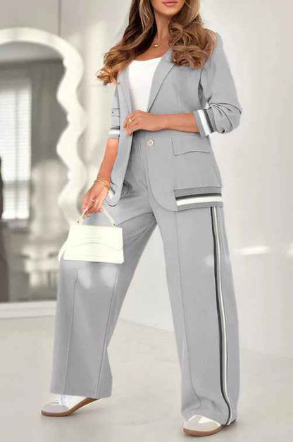 Elegant Women’s Office Suit – Blazer and Trousers Set