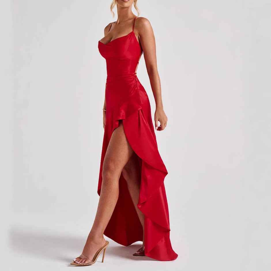 Women's Backless Dress  Fashion For Evening Party