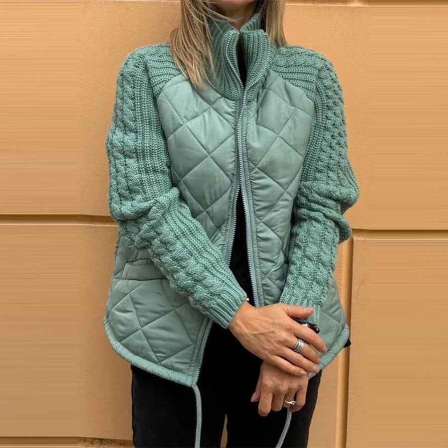 Winter Stand Collar Cotton Jacket With Pockets Fashion