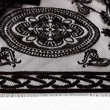 Pattern Ventilation All-match Transparent Sexy Sun Protection Shirt - Velerat