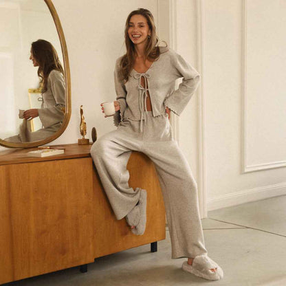 loungewear long sleeve pajamas
