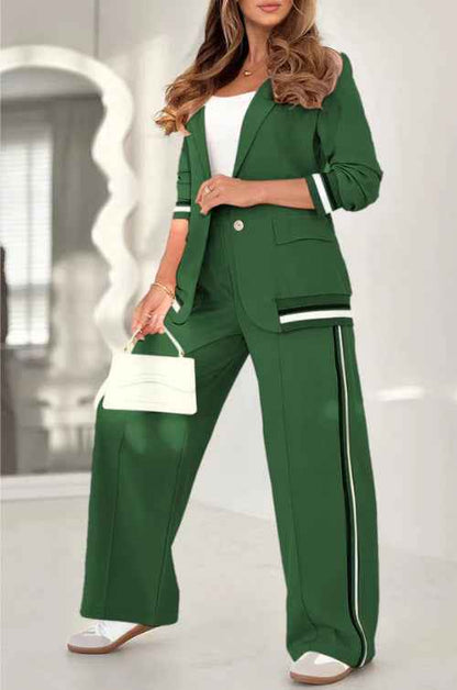 Elegant Women’s Office Suit – Blazer and Trousers Set