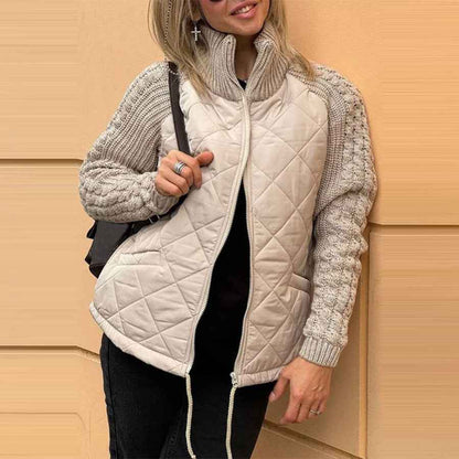 Winter Stand Collar Cotton Jacket With Pockets Fashion