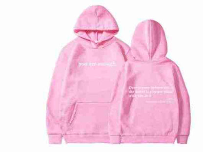 Women's Plush Letter Printed  Hoodie Unisex Trendy Hoodie - Velerat
