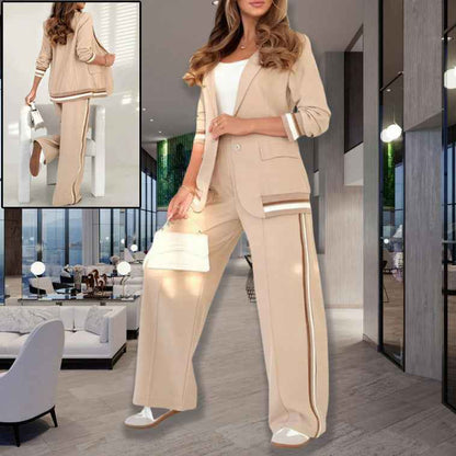 Elegant Women’s Office Suit – Blazer and Trousers Set