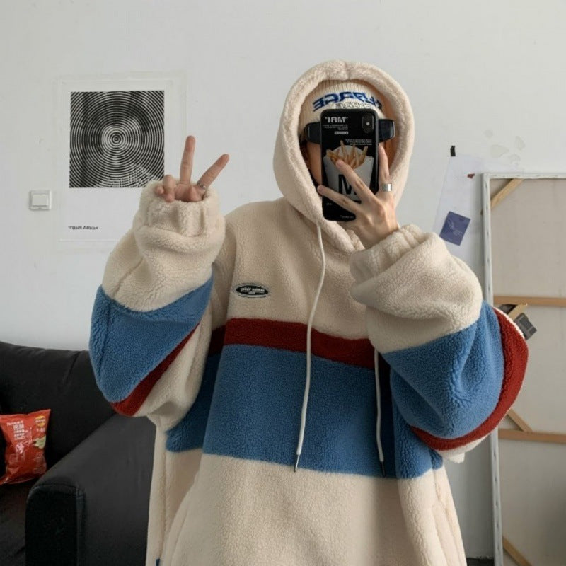 Loose Korean Style Trendy Brand Thick And Handsome Hooded Jacket - Velerat